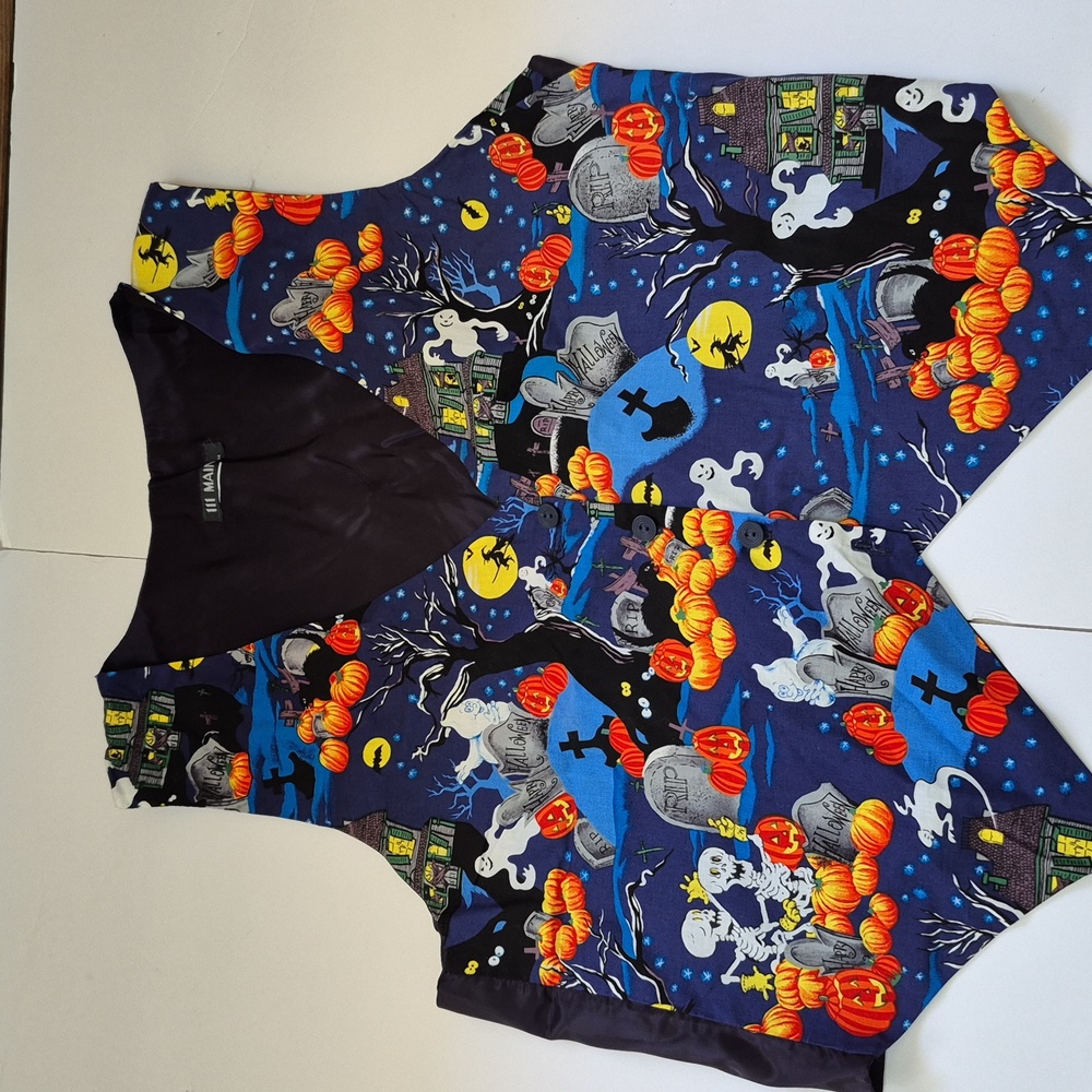 Vintage Plus Halloween Fall 'Ugly' Vest Granny Core 111 Main